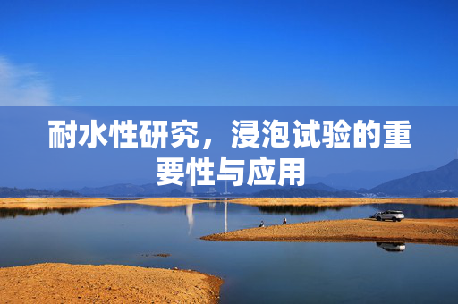 耐水性研究，浸泡试验的重要性与应用