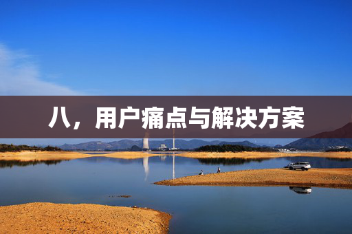 八，用户痛点与解决方案